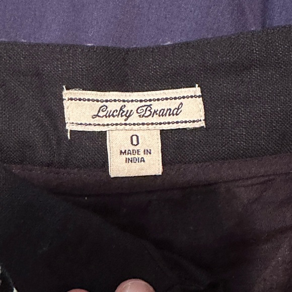 Lucky Brand - “Ornella” Linen Blend Boho Southwestern Textured Shorts - Picture 3 of 4